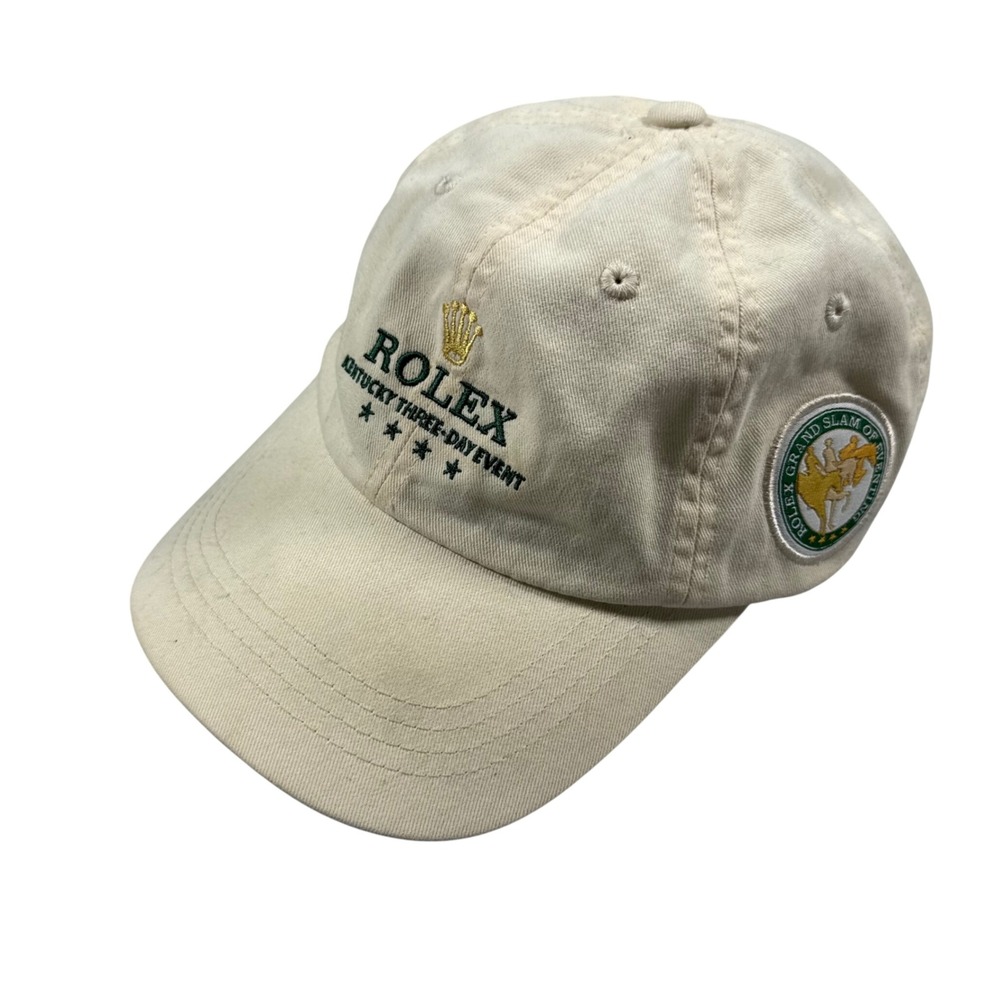 Rolex Hat Kentucky Three-Day Event 2014 Unisex OS Cream Equestrian Baseball Cap
